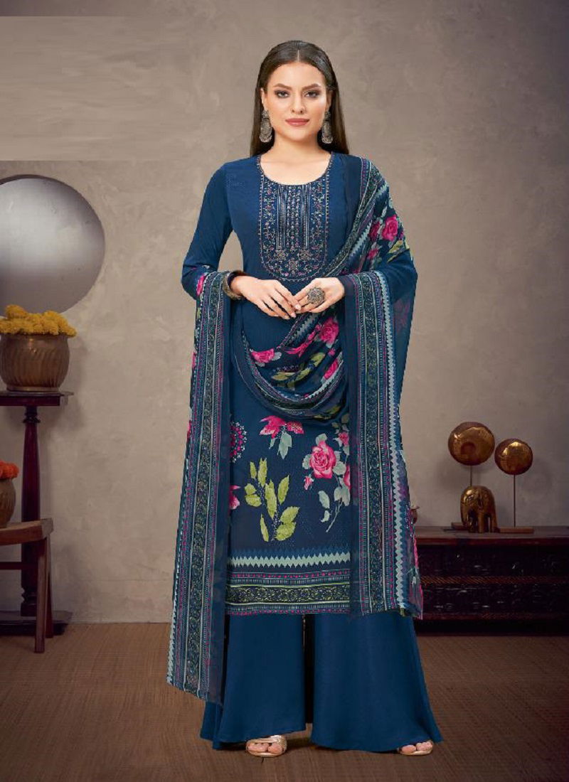 Alok Aabru Regular Wear Wholesale Printed Salwar Suits Catalog